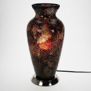 Mosaic Vase Lamp 8 Gold/Amber