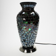 Mosaic Vase Lamp 4 Green