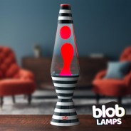 'Bulls Eye' Lava Lamp 14.5" Blob Lamp VINTAGE  1 