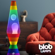 Blob Lamps VINTAGE Rainbow Lava Lamp 4 