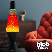 Blob Lamps VINTAGE - Matt Black 'Sunset' Glitter Lamp 2 