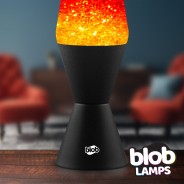 Blob Lamps VINTAGE - Matt Black 'Sunset' Glitter Lamp 4 