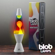 VINTAGE Blob Lamp  - Matt White 'Sunset' Lava Lamp 14.5"  5 
