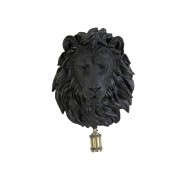 Large Black Lion Plug in Wall Lamp (3124812) 4 