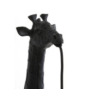 Giraffe Plug-in Wall Lamps in Matt Black 5 Standing Giraffe 75cm Tall (3124612)