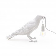 Seletti White Bird Lamp 11 Waiting