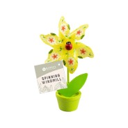 Windmill in Plant Pot - 4 Pack 5 