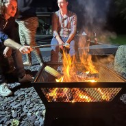 Windsor Steel Fire Pit & BBQ Grill With Rain Cover by Fire & Dine  2 