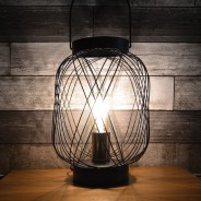 Wire Lantern Table Lamp 3 