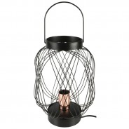 Wire Lantern Table Lamp 4 