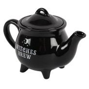Witches Brew Black Ceramic Single Teapot 4 