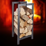 Carbon Steel Wood Log Stylish Storage & Carrier 1 