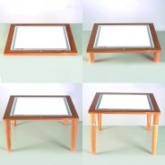 Wooden Light Table With Adjustable Height 3 adjustable height