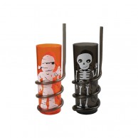 Spooky Spiral Straw Tumblers (2 Pack)