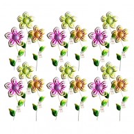 62cm Tall Jewelled Flower Stakes (24 pack)