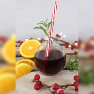 Christmas Bauble Glasses (12 pack)