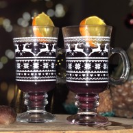Christmas Mulled Wine Glass