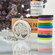 Diffuser Necklace - Tree of Life 30mm (08)
