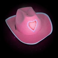 Flashing Pink Cowboy Hats Wholesale