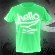 Glow Graffi T Tee Shirt
