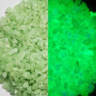 Glow Gravel - Green 5-12mm