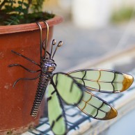 Glow Wings Pot Hangers Butterfly & Dragonfly