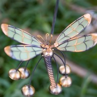 Dragonfly & Butterfly Bobbin Bells - Glow in the Dark