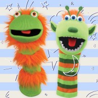 Sockette Sock Puppets by The Puppet Company