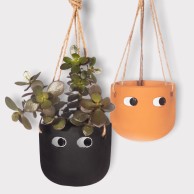 Peggy Hanging Planters in Black or Terracotta