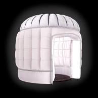 Inflatable Sensory Pod - Plain White - No Cover