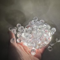 Crystal Effect Lights, Battery Operated, Warm White