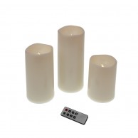 LED Outdoor Candles (3 Pack)