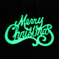 Merry Christmas Glow Sign