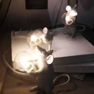 Seletti White Mouse Lamp