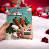 Christmas Finger Puppets - 5 Pack