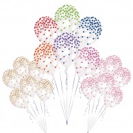 Printed Confetti Balloons (6 pack) 