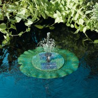 Solar Lily Floating Fountain