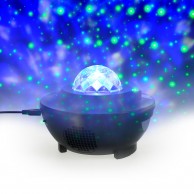 Star Galaxy Wave Projector Speaker Light