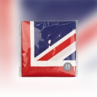 Union Jack Printed Napkin - 20 Pack
