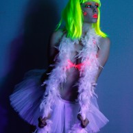 UV/Neon Feather Boa