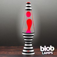 'Bulls Eye' Lava Lamp 14.5" Blob Lamp VINTAGE 