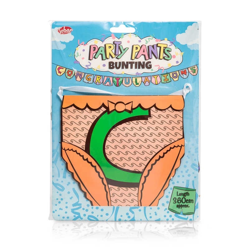 Congratulations Party Pants Bunting
