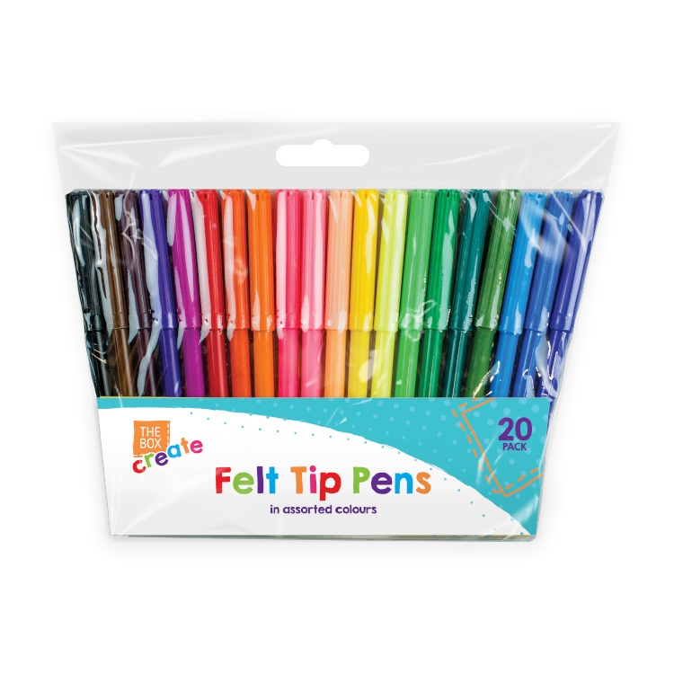 Felt Tip Pens (20 pack)
