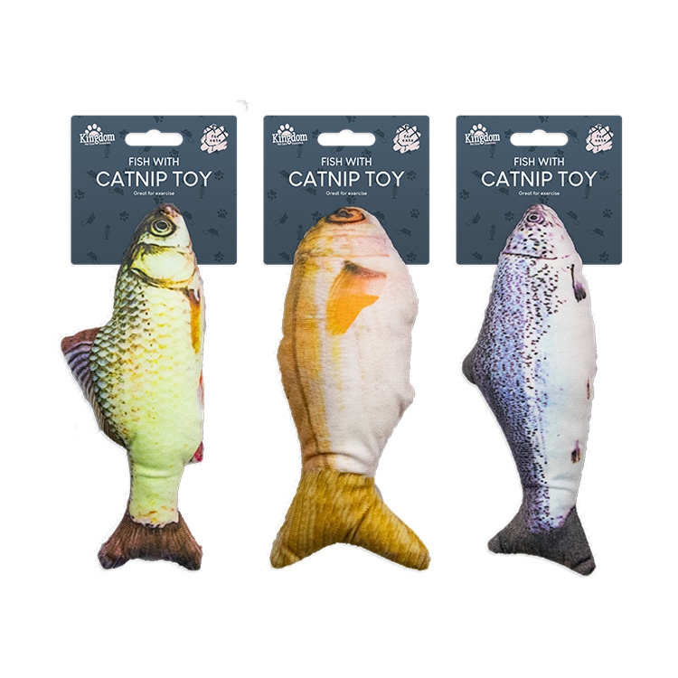 Click to view product details and reviews for Fish With Catnip Toy.
