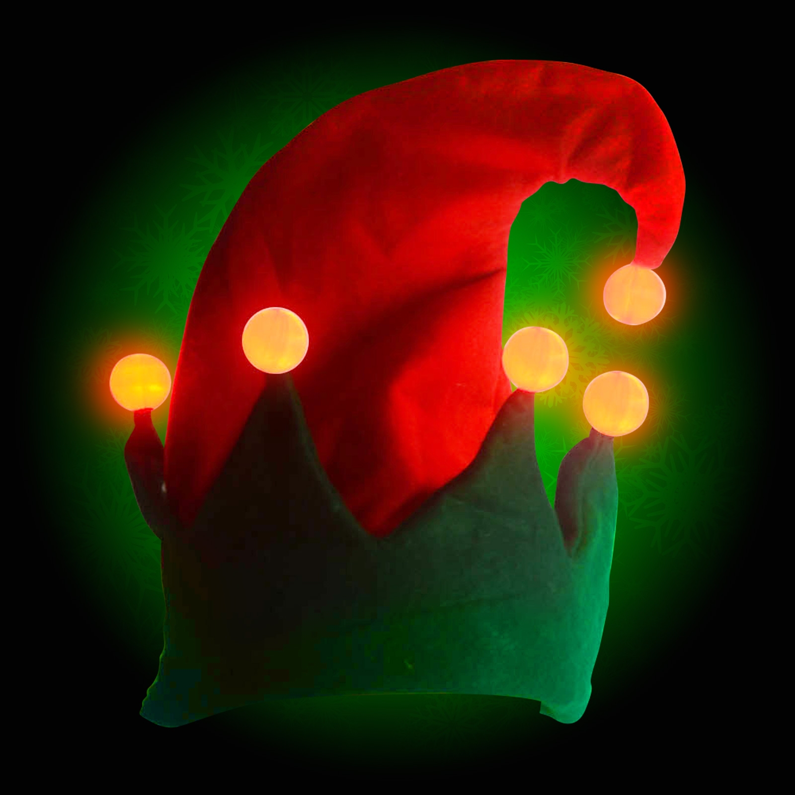 Click to view product details and reviews for Flashing Elf Hat.