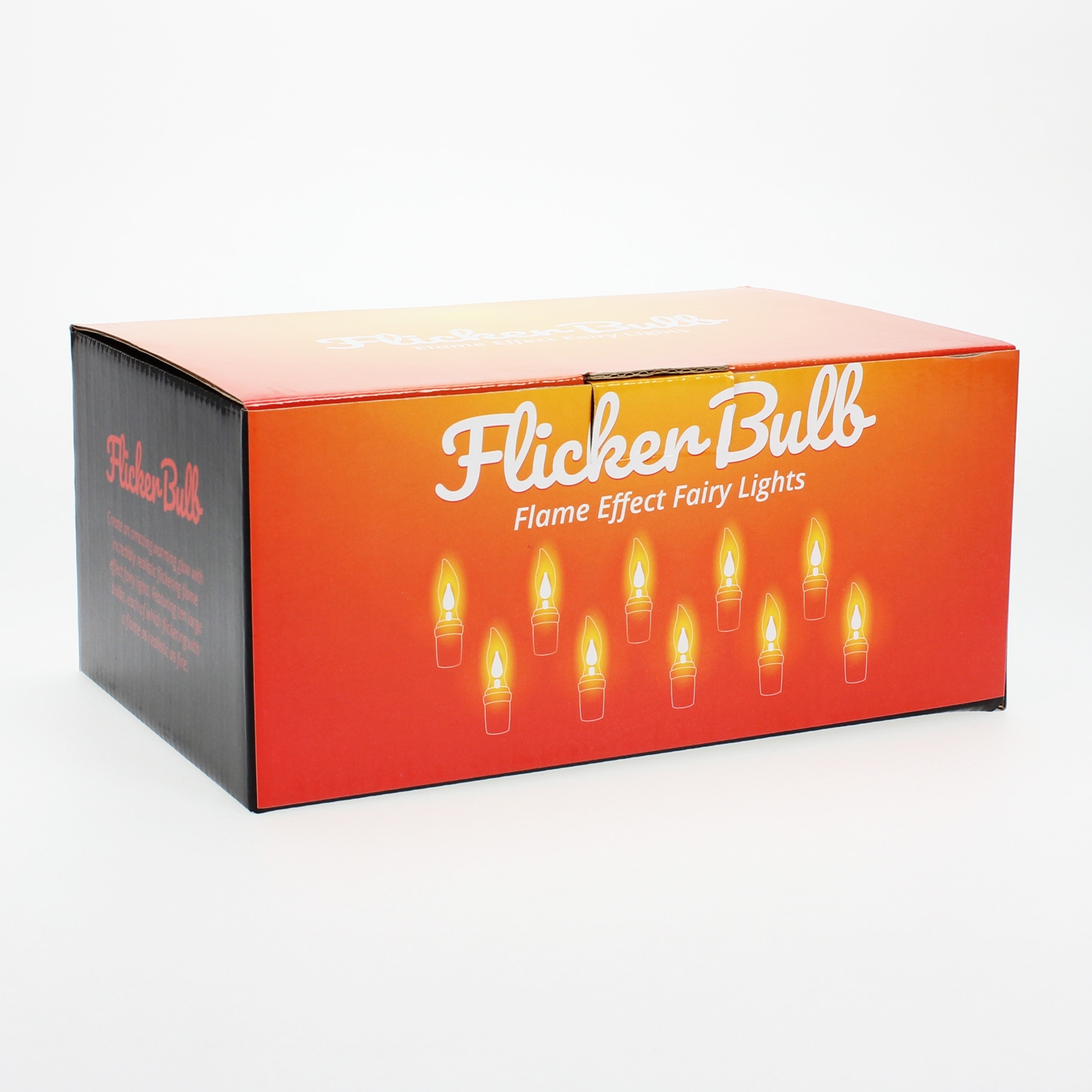 10 Flickering Bulb Fairy Lights Connectable