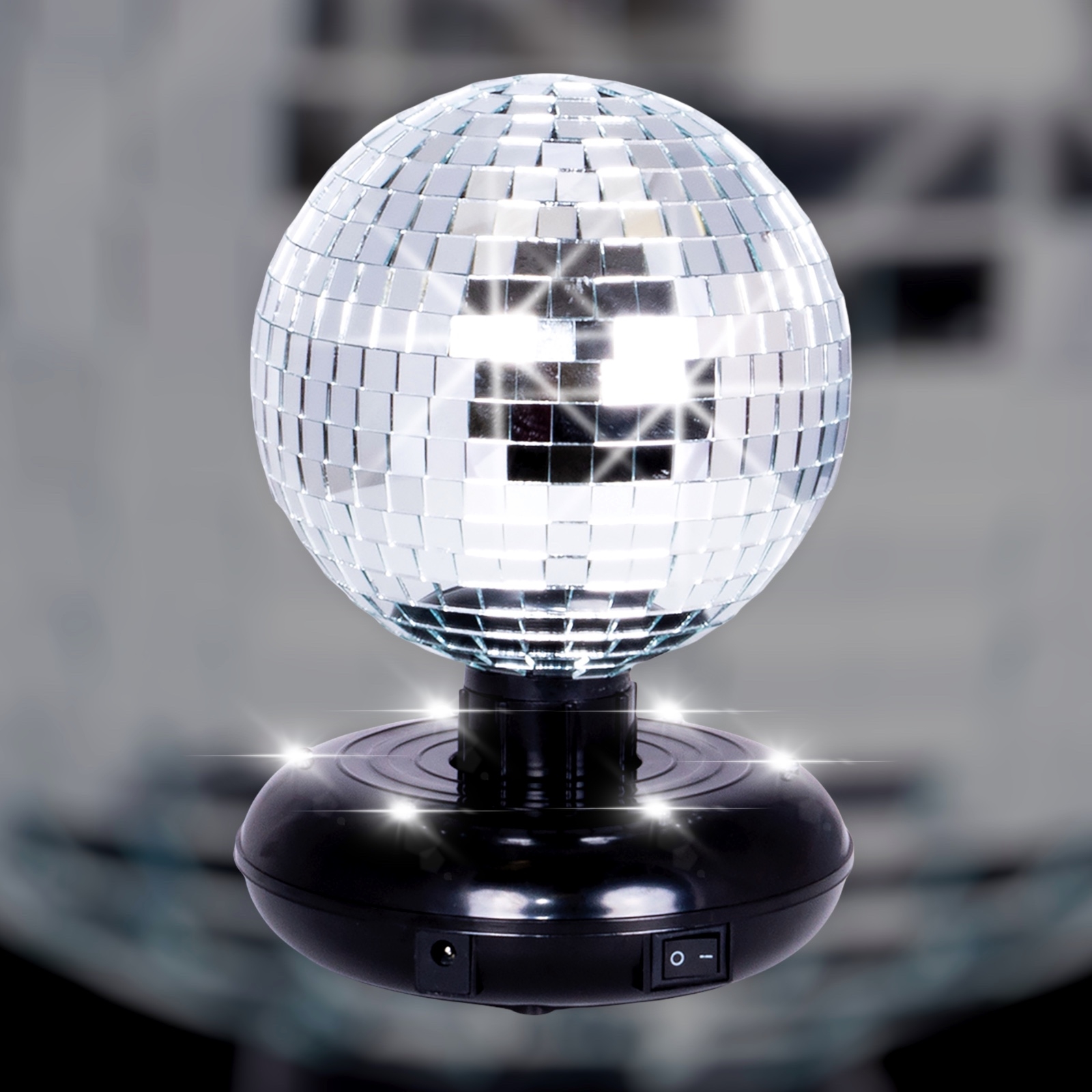 6 Freestanding Mirror Ball Kit With Leds