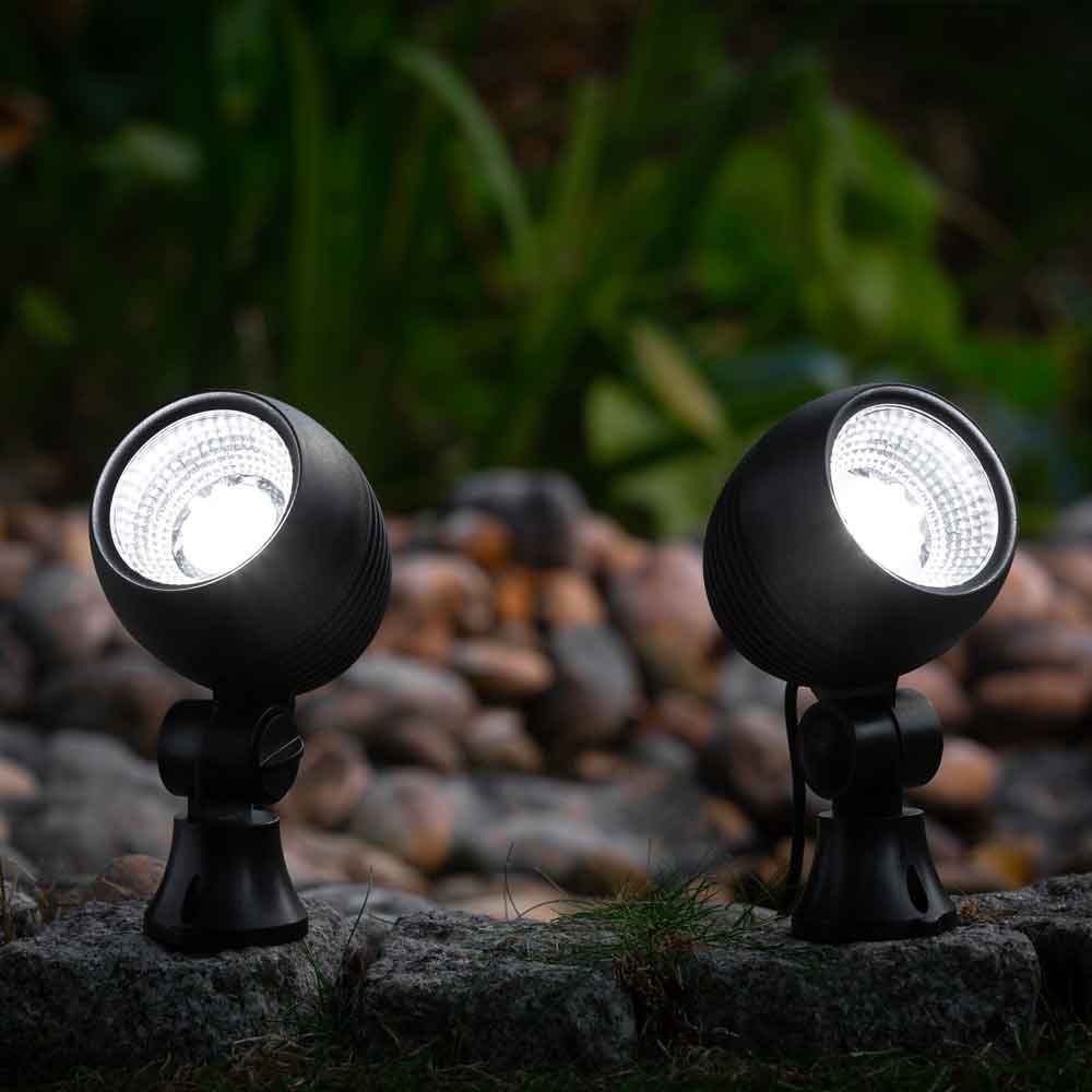 Click to view product details and reviews for Globe Solar Spotlights 2 Pack.