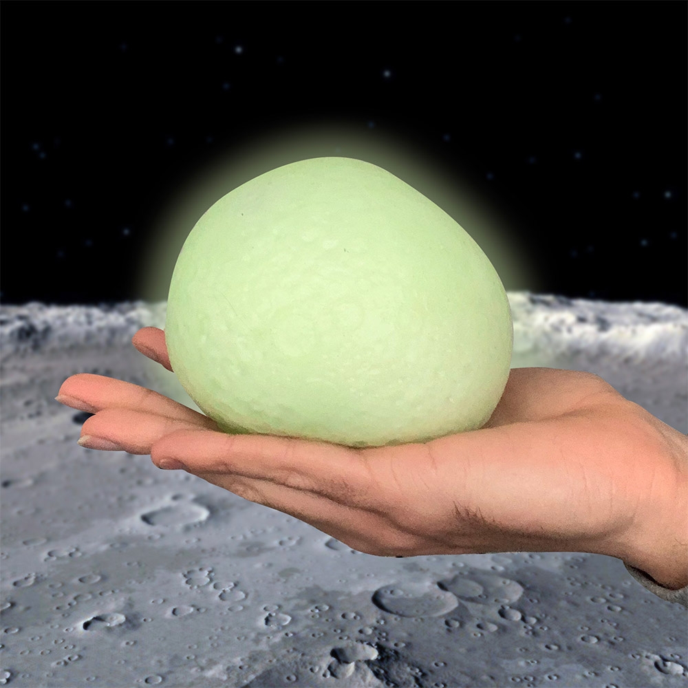 Click to view product details and reviews for Moon Stress Ball Glow In The Dark.