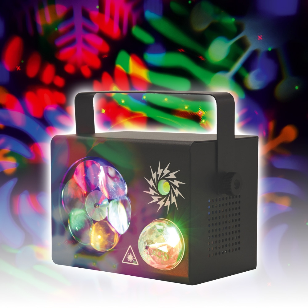 Click to view product details and reviews for Gobo Fireflash 4 In 1 Led And Laser Light.